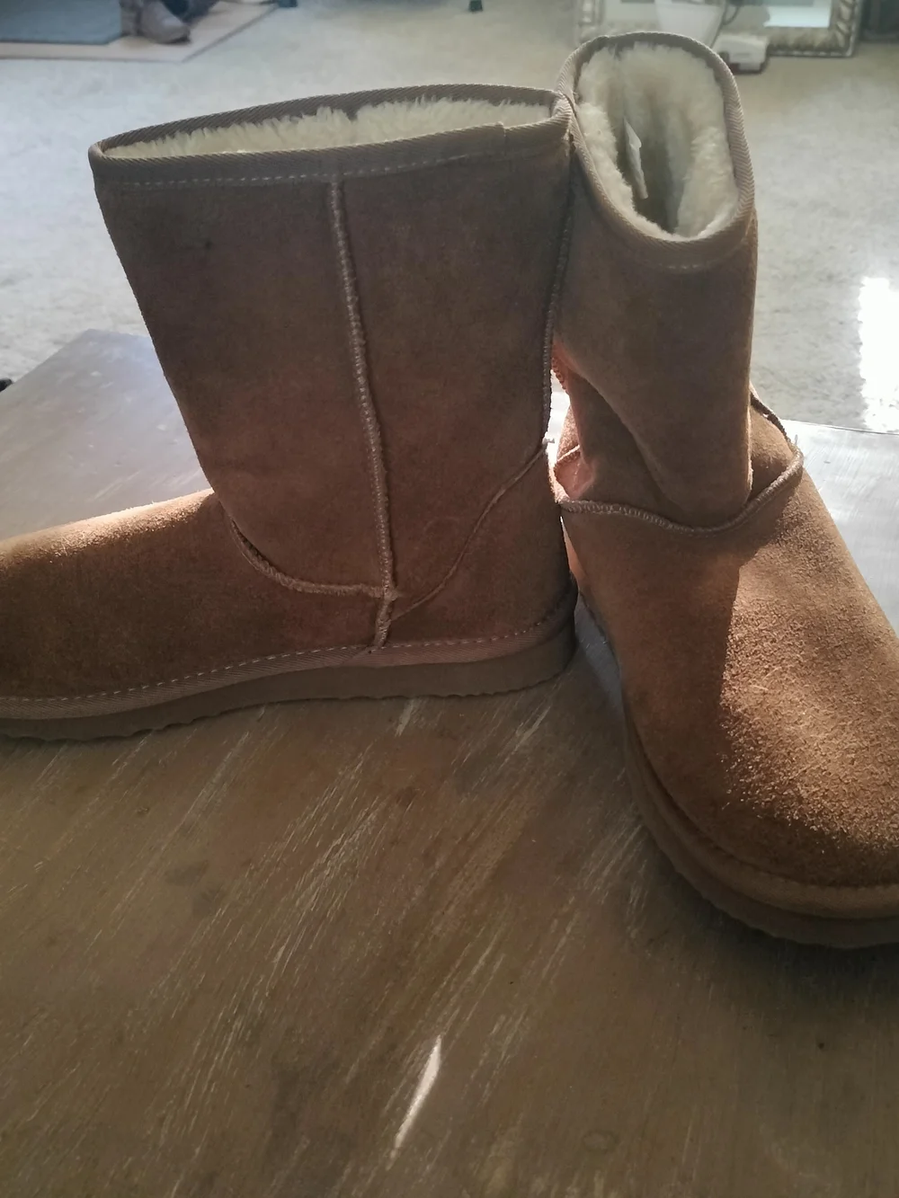 Women’s Cozy Brown Suede Winter Boots with Plush Lining